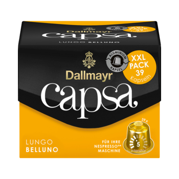 Dallmayr Capsa Lungo Belluno 5 XXL, Nespresso-kompatibel, 39 Kaffeekapseln